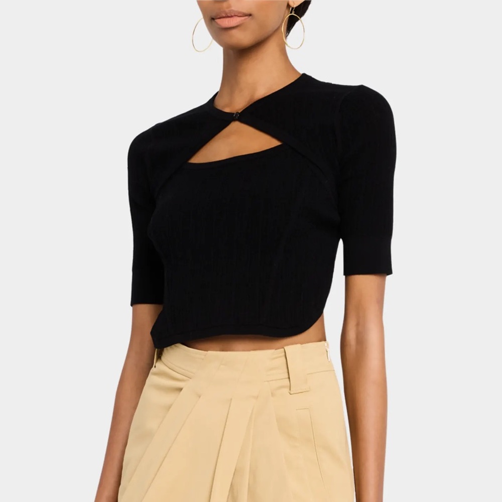 A.L.C | Loma Tie-Back Top with Shrug, XS